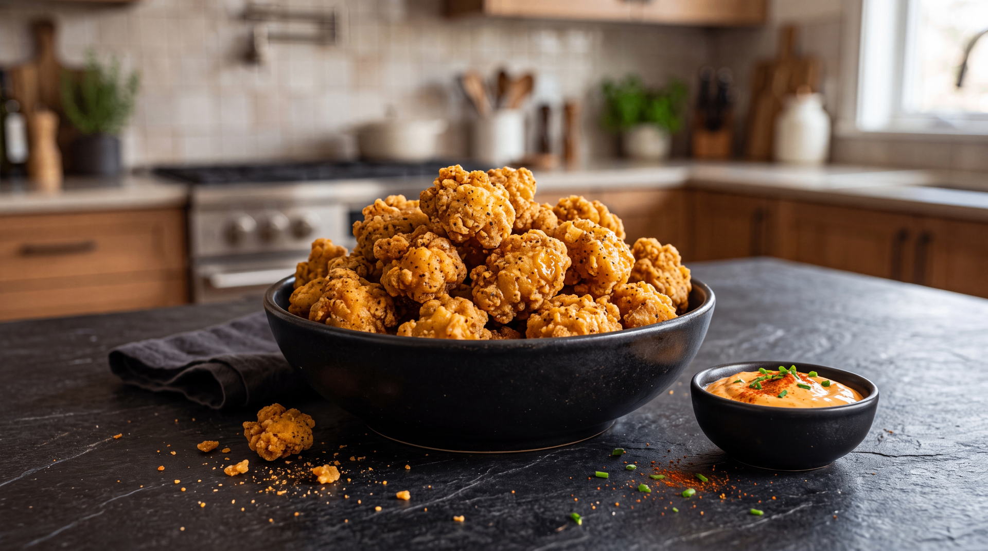 Honey Popcorn Chicken